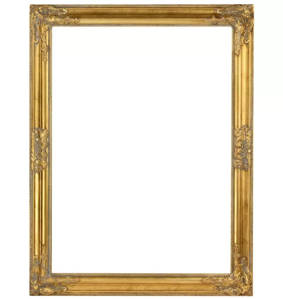 Ogledalo Crown 70×90cm zlatni ram