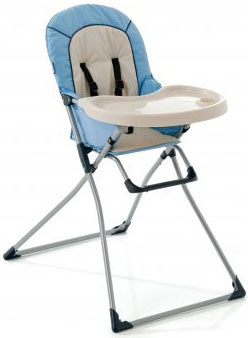 Hauck Visoka stolica za bebe Mac baby blue 5300029