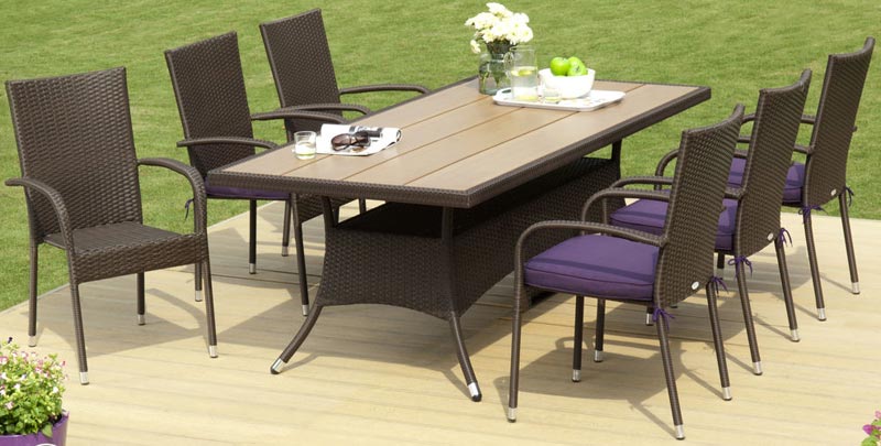 Baštenska Garnitura od Petana Arenzano 4 fotelje + sto - Image 1