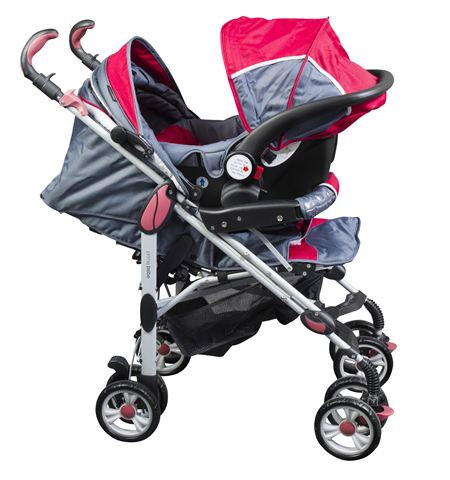 Primebebe Duo Kolica Smart Red