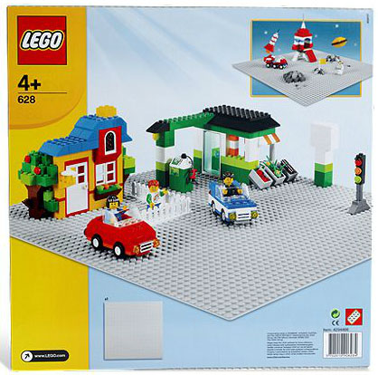 LEGO® Bricks and More Kocke - Velika siva podloga LE628