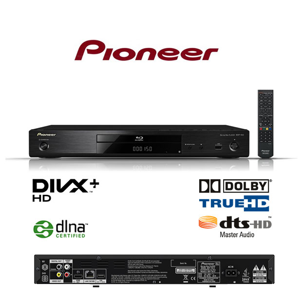 Pioneer BDP-150-K Blu-Ray / DVD Plejer 000057