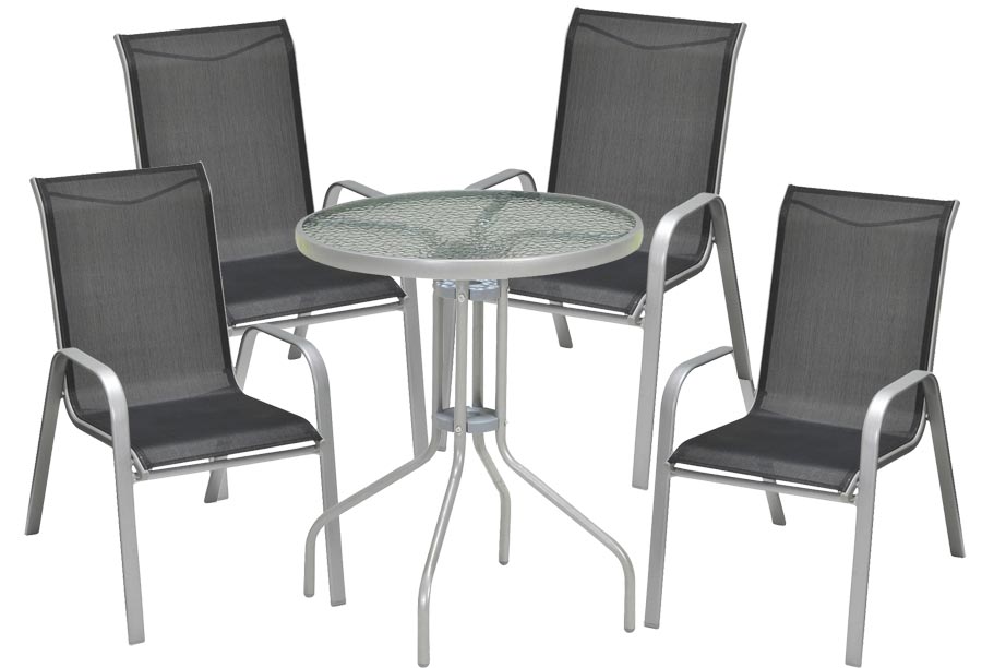 Baštenski Nameštaj Garnitura Santiago 4 Stolice + Sto