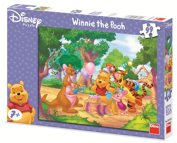Dino puzzle 99 kom, Winnie the Pooh - rođendan 123931