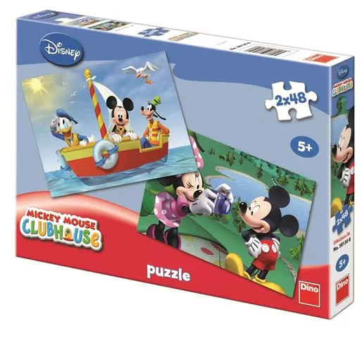 Dino puzzle 2x48 kom Mickey Mouse 123929