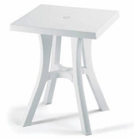 Scab Daddy plastični sto bele boje 60x60 275775