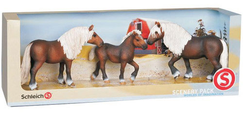 Schleich Domaće životinje - Švarcvaldski konji - Set 41230