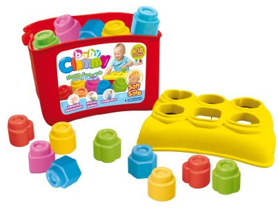 Clementoni Sorter Soft Blocks - Mekane Kocke Clemmy 22608