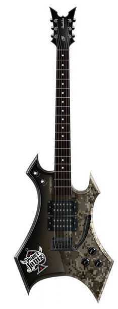 Muzička igračka - Gitara Paper Jamz Pro braon USB MP3 23181