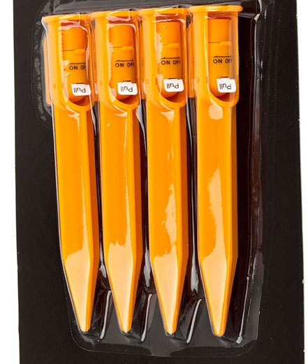 Klin za šatore sa svetlom 4 komada 0876152