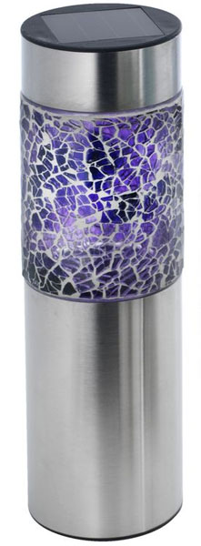 Solarna lampa Mozaik ljubičasta