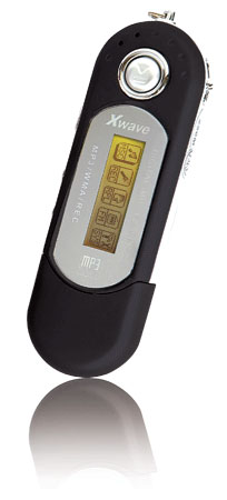 Xwave S-02 black - MP3 / WMA player sa FM prijemnikom i diktafonom - 2 GB