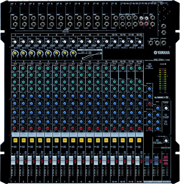 Yamaha MG206C USB analogna mikseta 25004 - Image 1