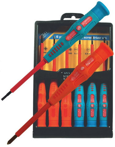 Komplet izolovanih odvijača - šrafcigera za električare CS6130A