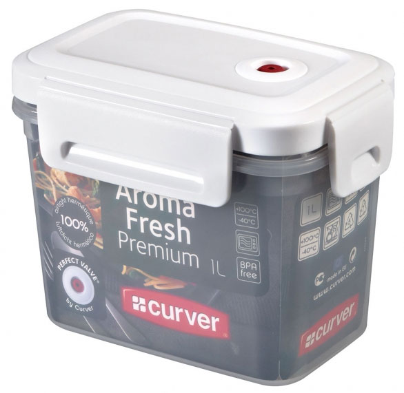 Curver plastična posuda Aroma Premium 1l za zamrzivač i mikrotalasnu CU 00373-540