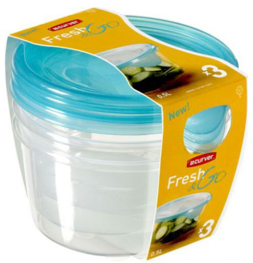 Curver set plastičnih posuda za hranu CU 08563-051