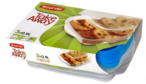 Curver Take Away set plastičnih posuda za hranu CU 08324-610