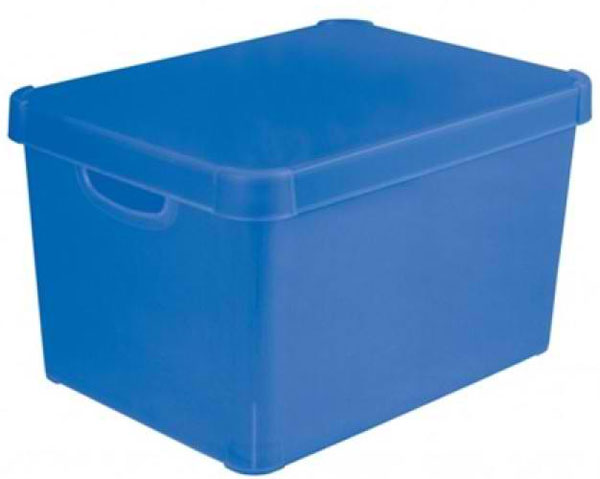 Curver kutija za odlaganje 25l transparentna plava CU 04711-084