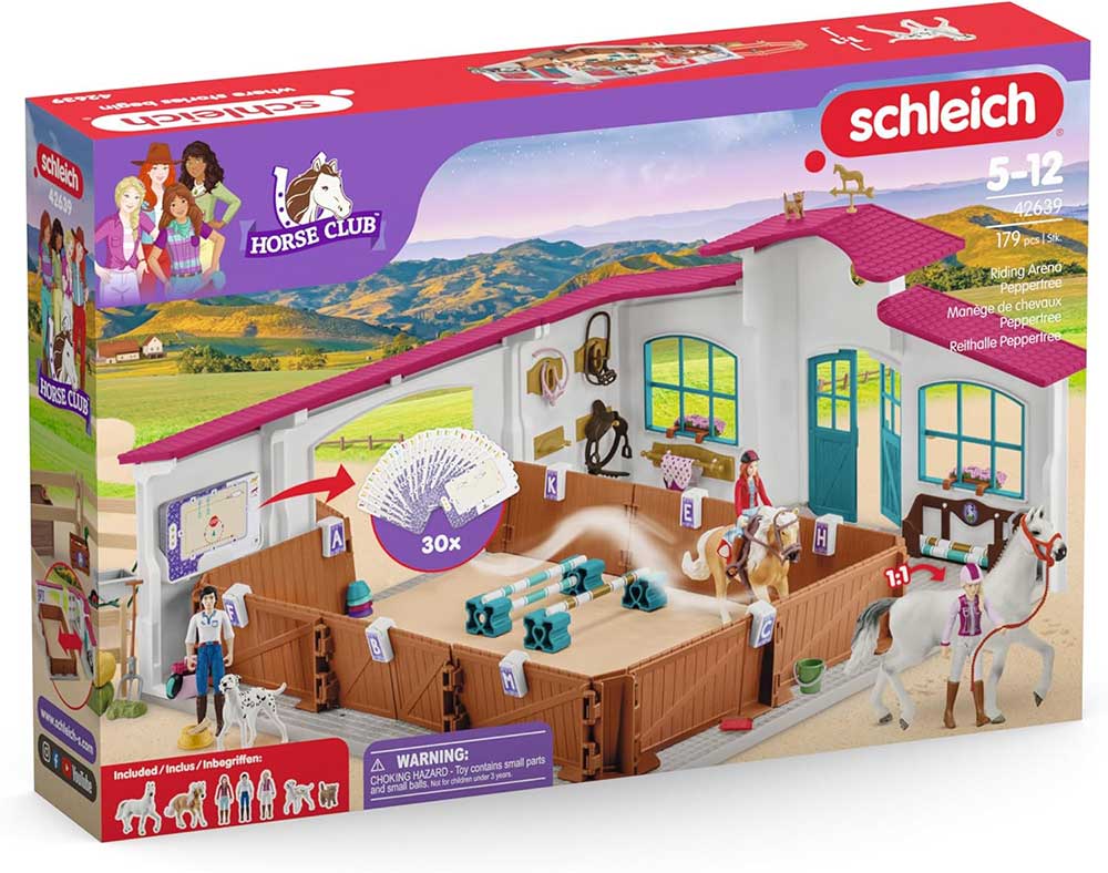 Schleich® Horse Club Figure Arena za jahanje sa konjima Peppertree 42639