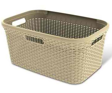 Curver korpa za veš 40l, Ratan krem CU 00708-885