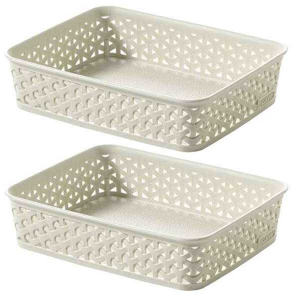 Curver korpa A4, Ratan krem CU 00095-885 - 2 komada - Image 1