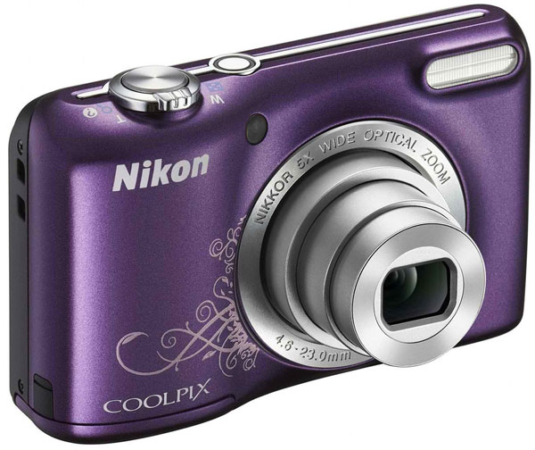 Nikon Digitalni Fotoaparat CoolPix L27 ljubičasta LineArt