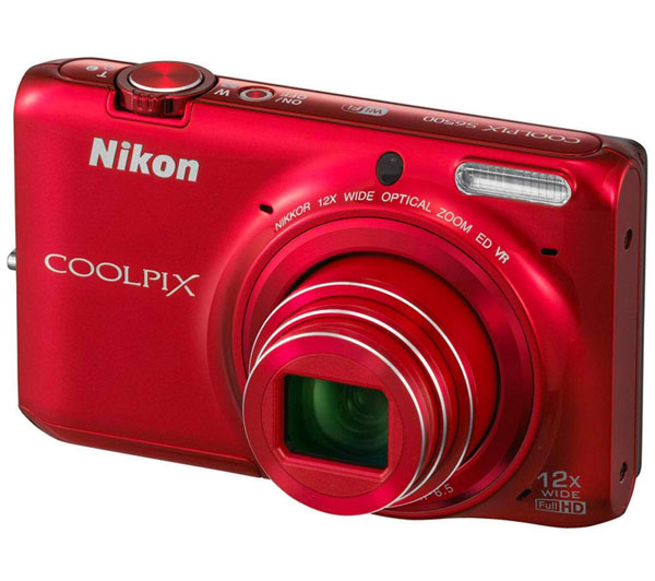 Nikon Digitalni Fotoaparat CoolPix S6500 crvena