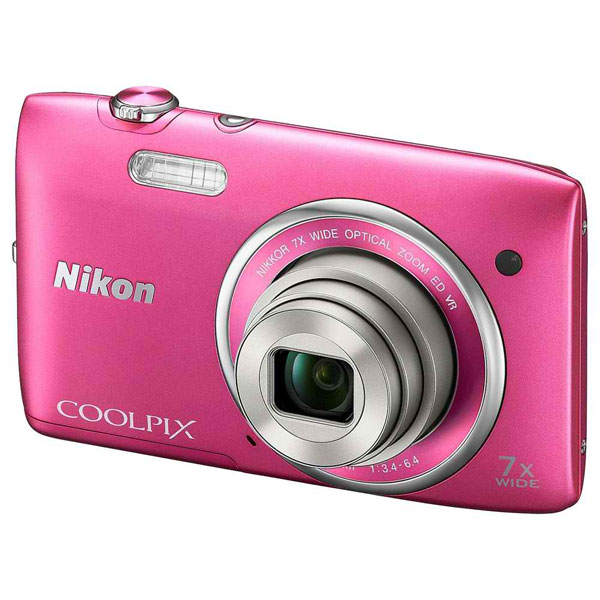 Nikon Digitalni Fotoaparat CoolPix S3500 pink
