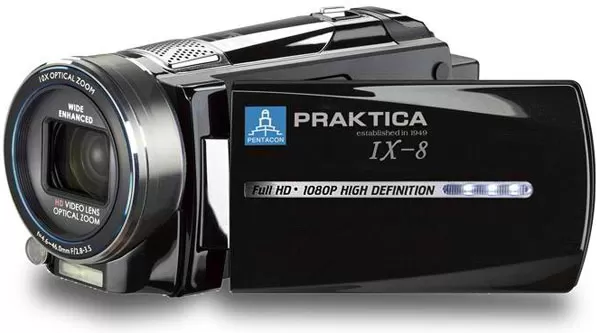 Praktica IX 8 digitalna video kamera - kamkorder, crna 264099