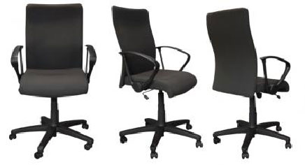 Radna stolica Dexter TS06/YB046 crna hrom baza Novy Styl  