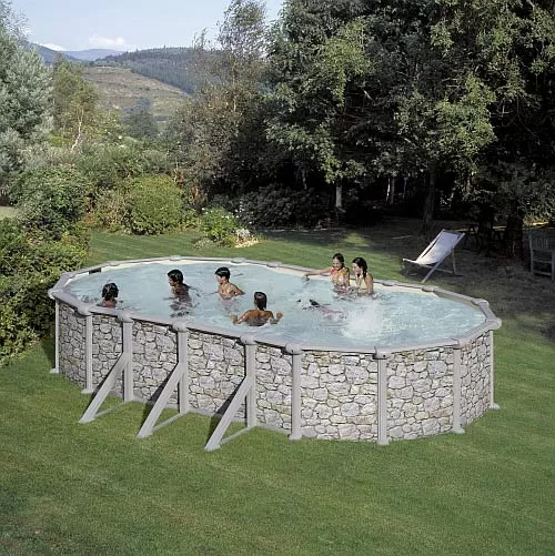 Montažni Ukopni Bazen PontAqua Rock 7.3 x 3.75 x 1.2 m