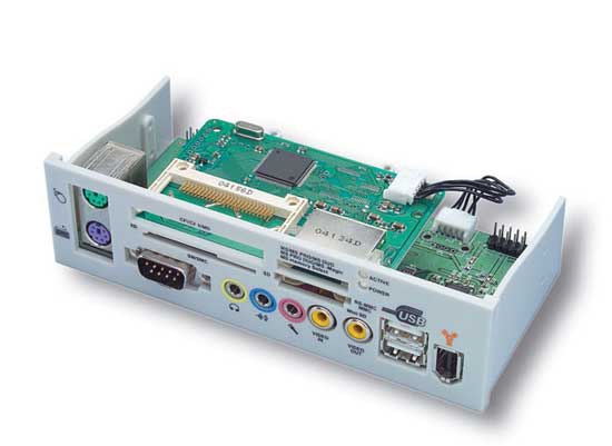 Digitus Multimedia Panel - 5.25 in - USB2.0 - 24 IN 1 Card Reader