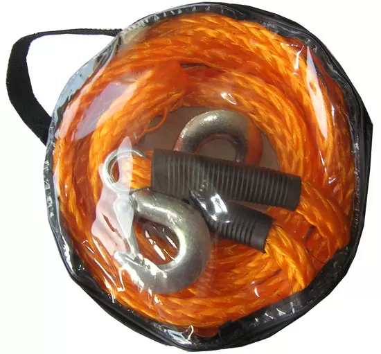 Uže za vuču sa čeličnim sigurnosnim kukama 700166