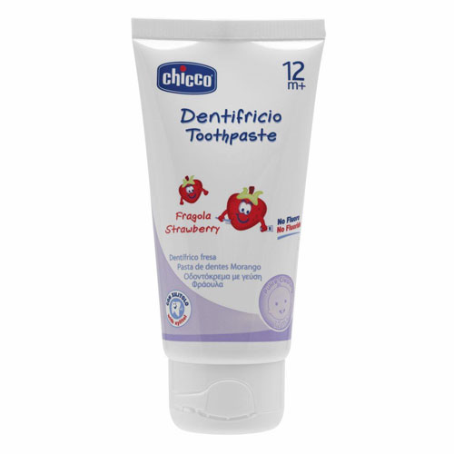Chicco baby moments Pasta za zube jagoda 12m+ 50ml 1010020