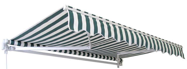 Tenda za zid ili plafon - Stripes 3x2 m zelenobela - Image 1
