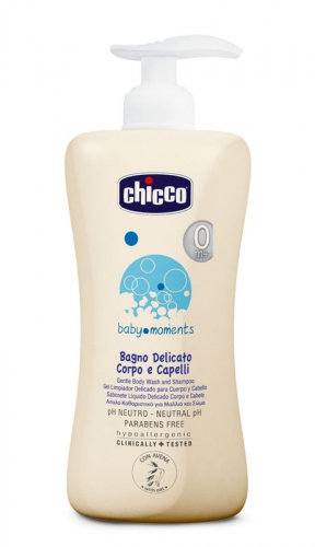 Chicco baby moments Kupka i šampon za prvo kupanje 500ml 1090033