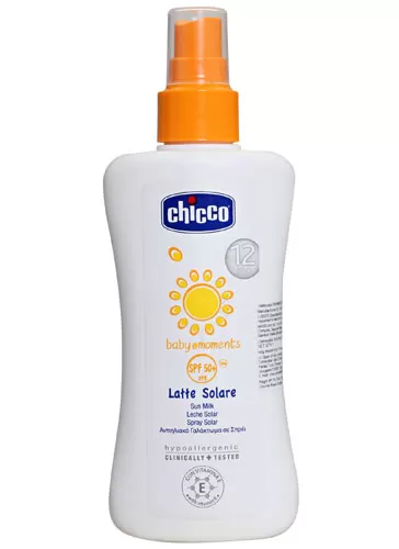 Chicco baby moments Sprej za sunčanje SPF50+  150ml 1760003