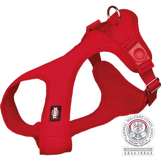 Pojas za šetnju Am za male pse veličina XXS-XS 25-35cm Comfort Soft red Trixie 16243