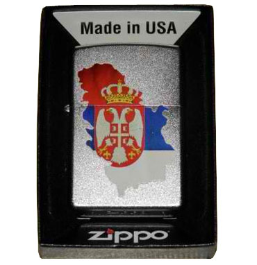 Zippo upaljač grb Srbije 004922