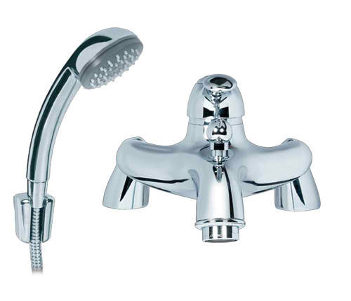 JF33103 Rosan Jaffar stojeća baterija za kadu 100mm sa ručnim tušem