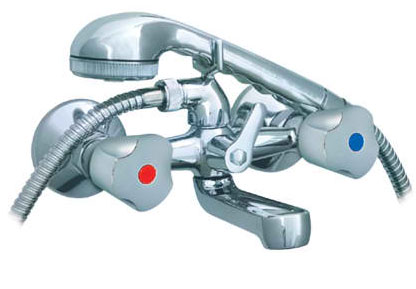 Rosan Keramic dvoručna baterija za kadu sa ručnim tušem KK12101 - Image 1