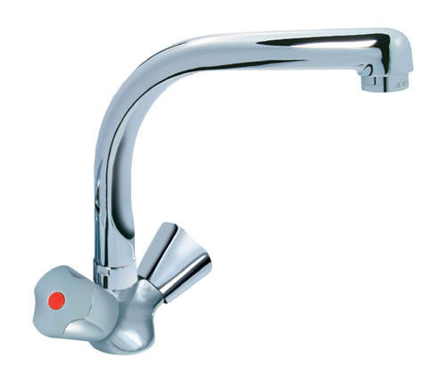 Rosan Keramic dvoručna stojeća baterija za lavabo - sudoperu 180mm KK23101 - Image 1