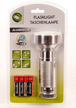 Grundig baterijska lampa 41 LED 77411 siva