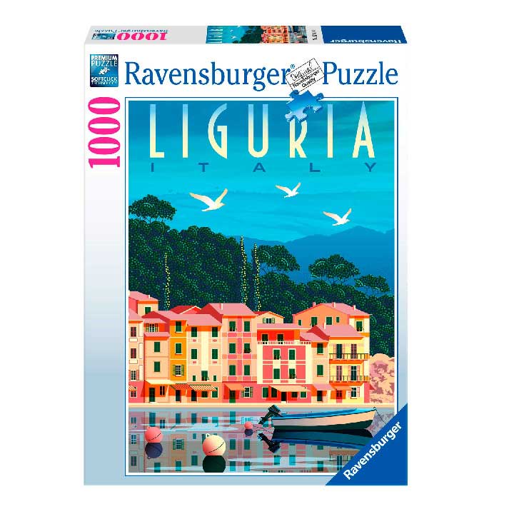Puzzle 1000 delova Razglednica iz Ligurije Ravensburger 12001233