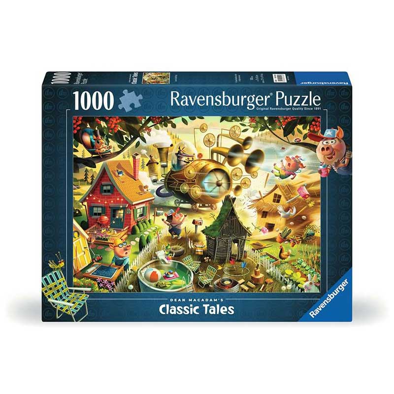 Puzzle 1000 delova Tri praseta Dean MacAdam Ravensburger 12001004