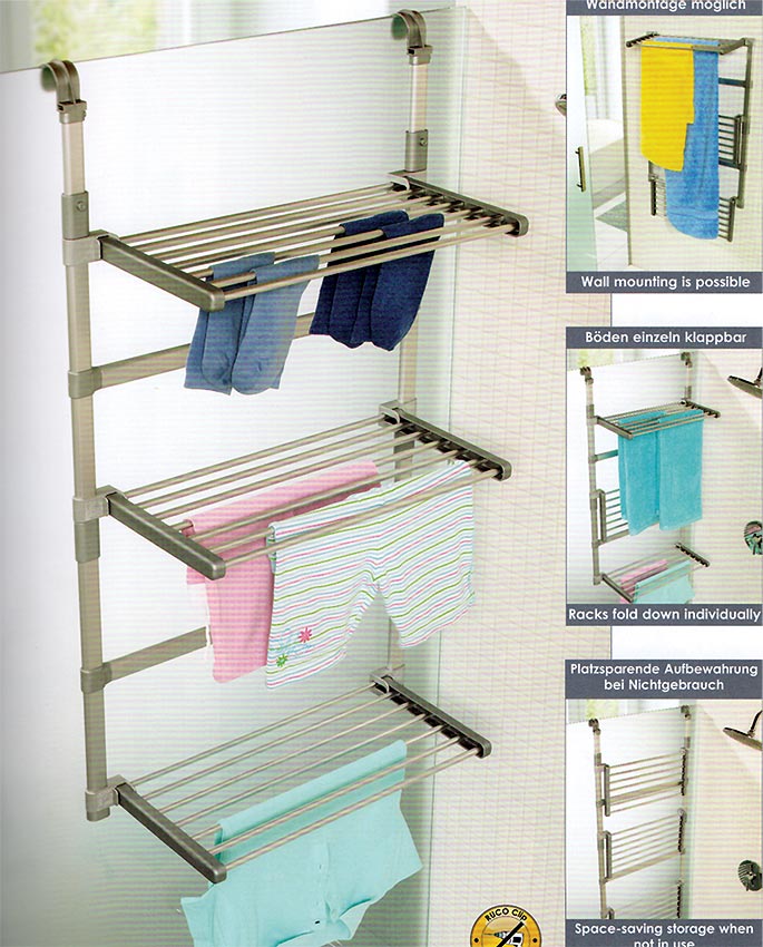 Viseća Višenamenska Sklopiva Polica za Kupatilo
