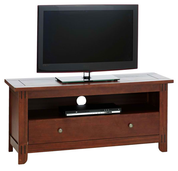 TV polica Antique tamna antikna obrada 120/55/45 - Image 1