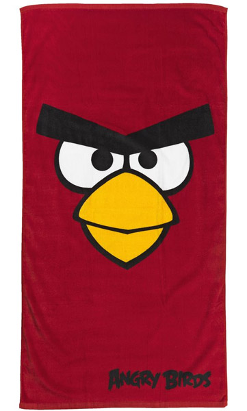 Peškir Angry Birds Classic velur 70x140