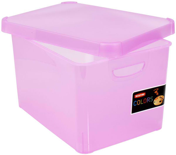 Kutija za odlaganje Curver Secret 30x40x24cm ljubičasta