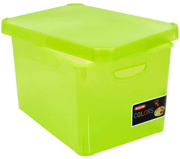 Kutija za odlaganje Curver Secret 30x40x24cm limeta